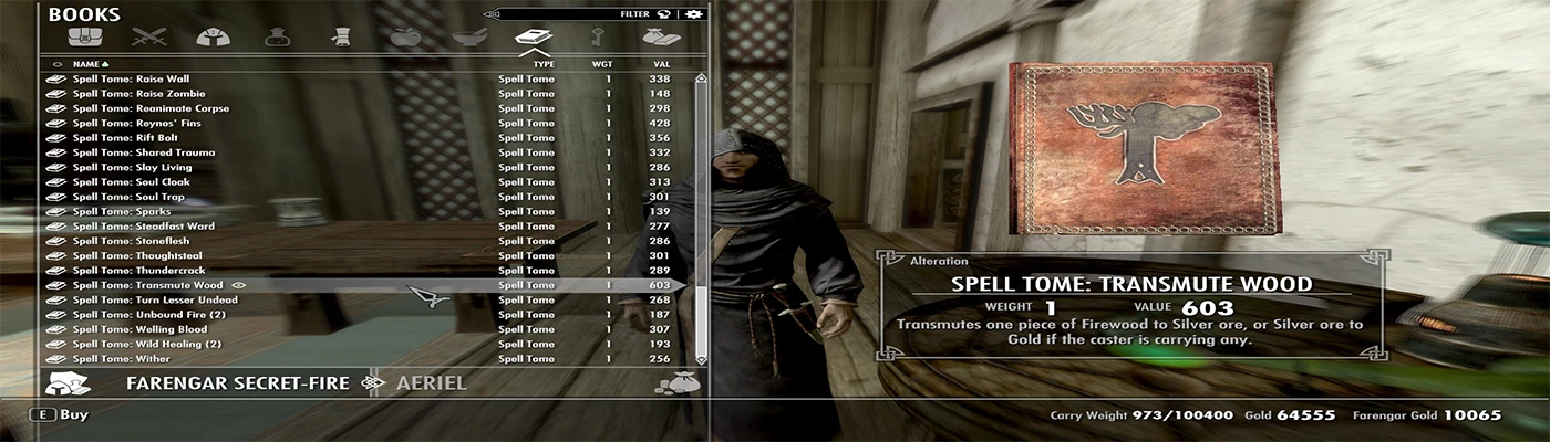 Transmute Firewood To Gold Ore At Skyrim Nexus Mods And Community   90912 
