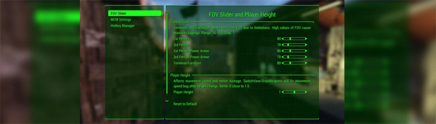 Game Configuration Menu at Fallout 4 Nexus - Mods and community