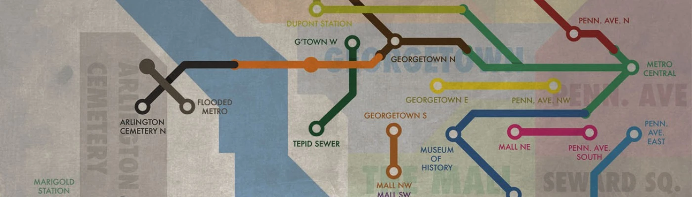 Fallout 3 East Metro Map Map for PlayStation 3 by jekoln - GameFAQs