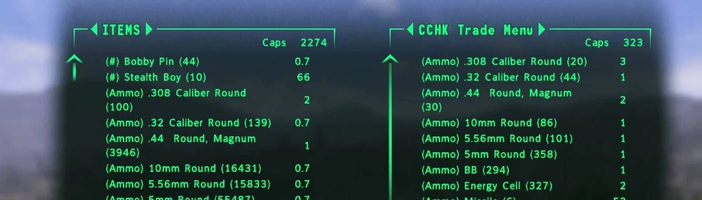 Fallout 3: Infinite caps cheat 