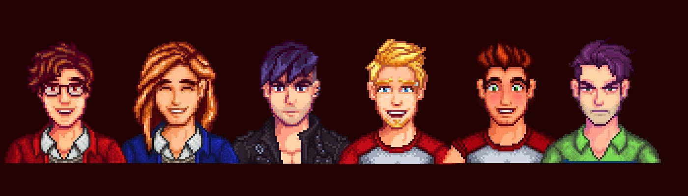 WIP Sebastian's portraits at Stardew Valley Nexus - Mods and community