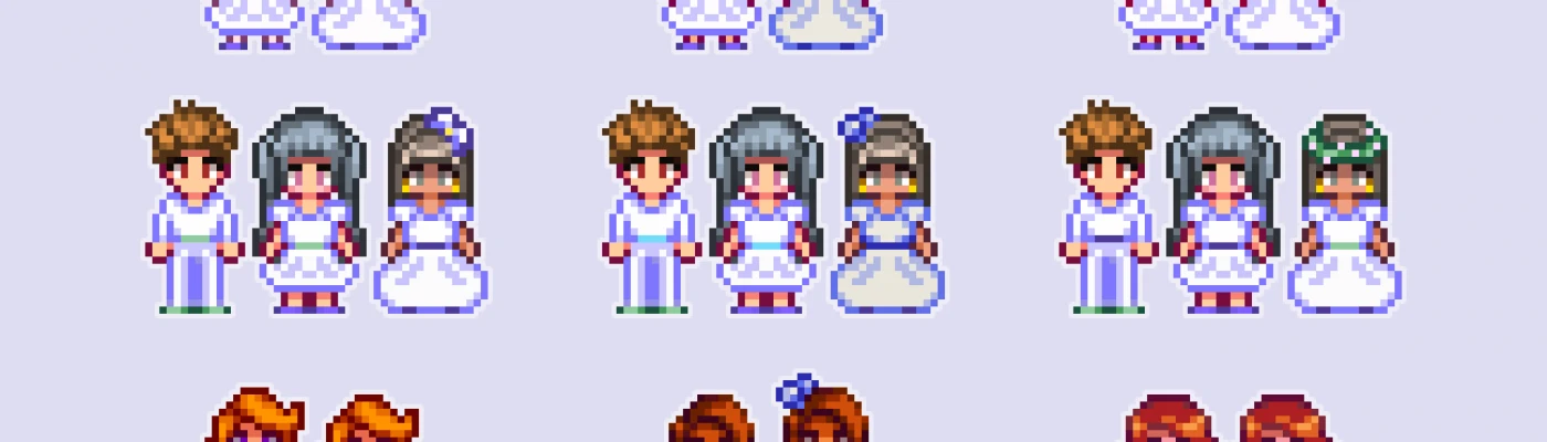 Ran s Wedding and Flower Dance Attire at Stardew Valley Nexus