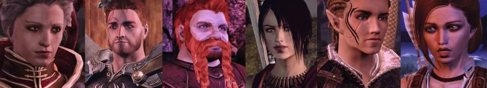 Dragon Age: Origins Morrigan, Alistair, Leliana and Zevran