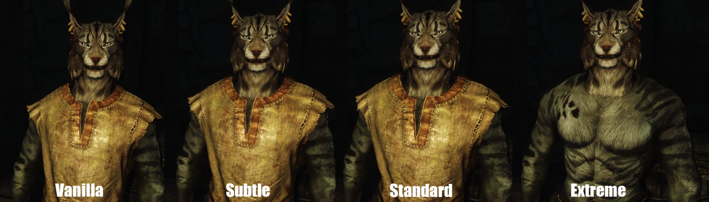 Bestial Beast Races SE - Muscular Body Morphs and Height Scaling for  Argonians and Khajiit at Skyrim Special Edition Nexus - Mods and Community