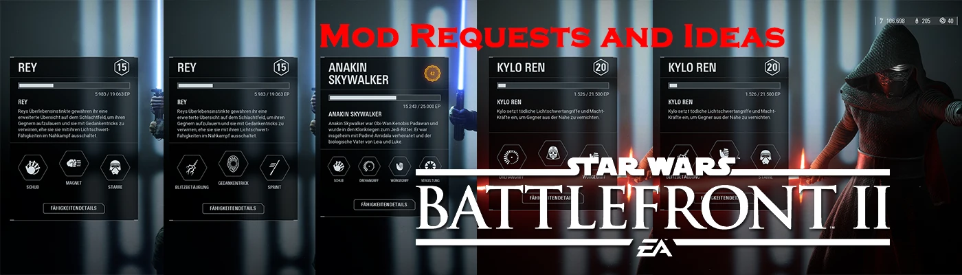 In-Game Skin Changer Mod at Star Wars: Battlefront II Nexus - Mods and  community