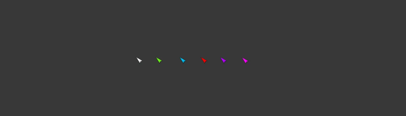 Color Pixels Cursor Collection - Custom Cursor