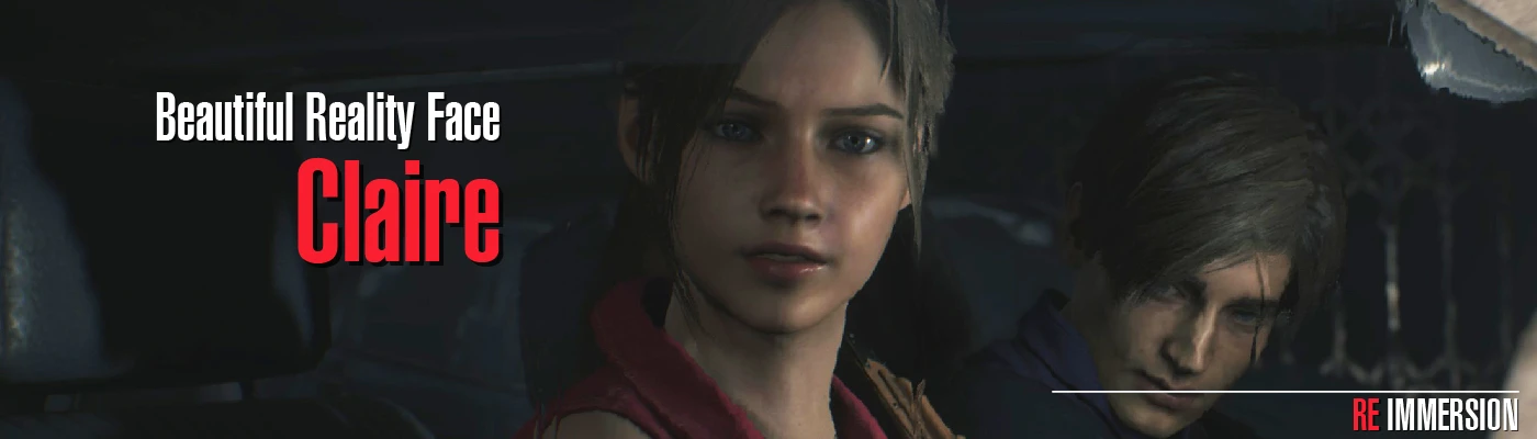 Claire Redfield with og face at Resident Evil 2 (2019) Nexus