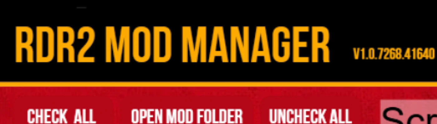 Script Manager at Red Dead Redemption 2 Nexus - Mods and community