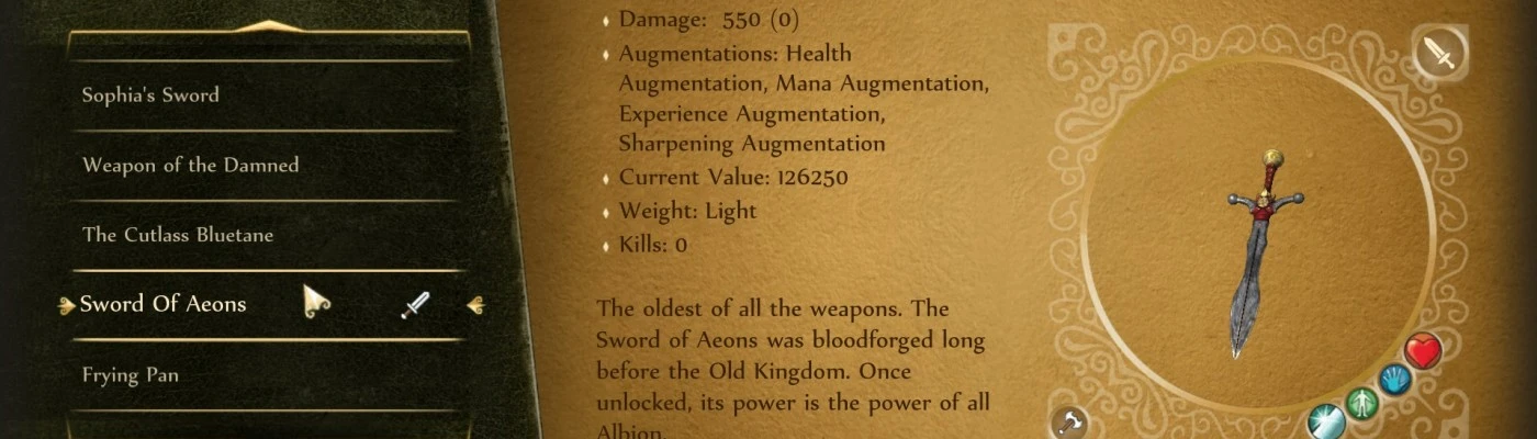 OP Sword of Aeons from OG Fable Plus Avo's Tear 2.0 at Fable ...