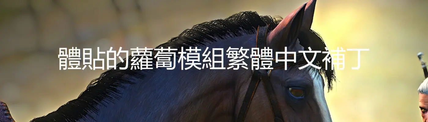 Thoughtful Roach Chinese Traditional Translation At The Witcher 3 Nexus ...