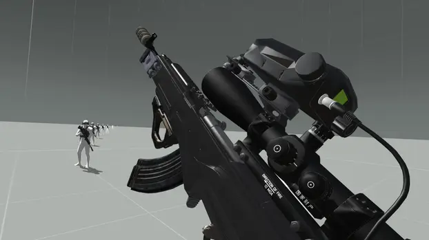 Type-56 semi-automatic rifle modified version with modern parts